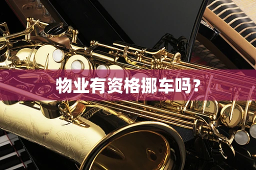 物业有资格挪车吗？