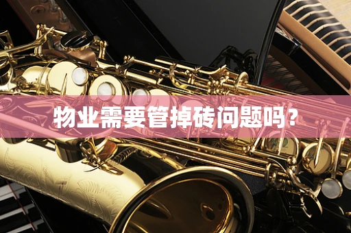 物业需要管掉砖问题吗？