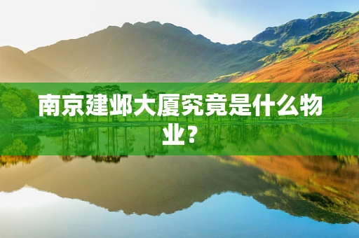 南京建邺大厦究竟是什么物业？