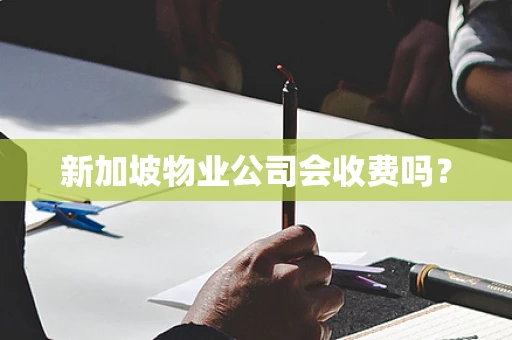 新加坡物业公司会收费吗？