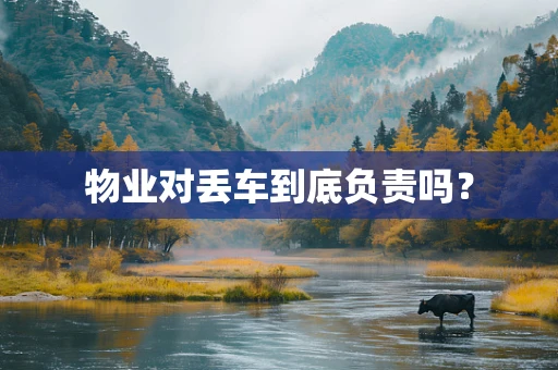 物业对丢车到底负责吗？