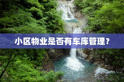 小区物业是否有车库管理？