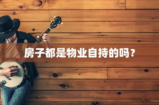 房子都是物业自持的吗？