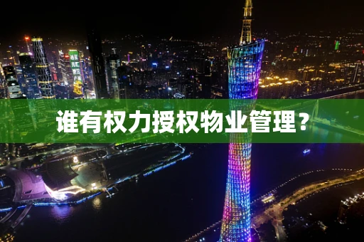 谁有权力授权物业管理？
