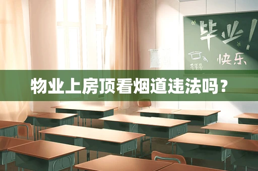 物业上房顶看烟道违法吗？
