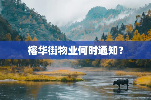 榕华街物业何时通知？