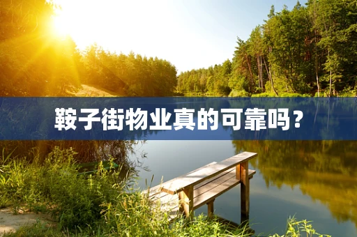 鞍子街物业真的可靠吗？
