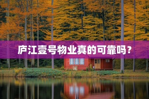 庐江壹号物业真的可靠吗？