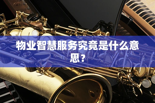 物业智慧服务究竟是什么意思？
