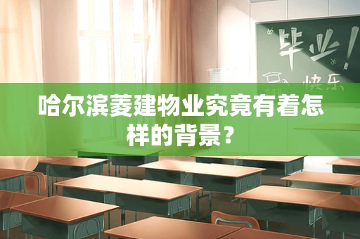 哈尔滨菱建物业究竟有着怎样的背景？