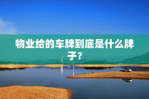 物业给的车牌到底是什么牌子？