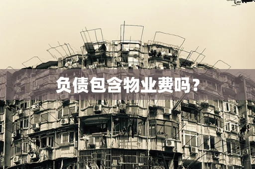 负债包含物业费吗？
