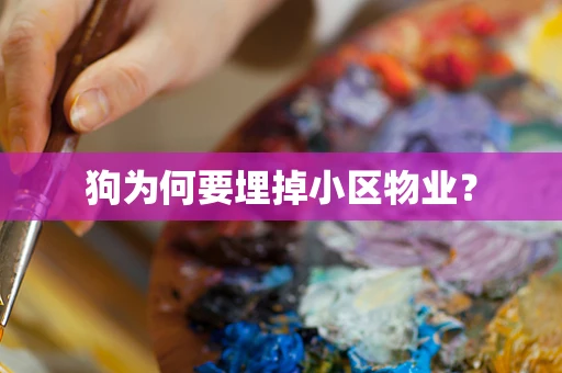 狗为何要埋掉小区物业？